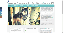 Desktop Screenshot of carpentercounselingservice.com